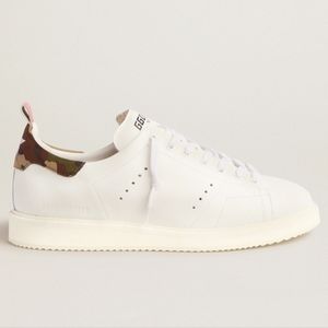 Men's Golden Goose Starter Leather Upper Camo Ripstop Heel sz 41
